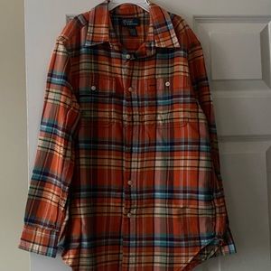 Boys Polo Flannel Shirt